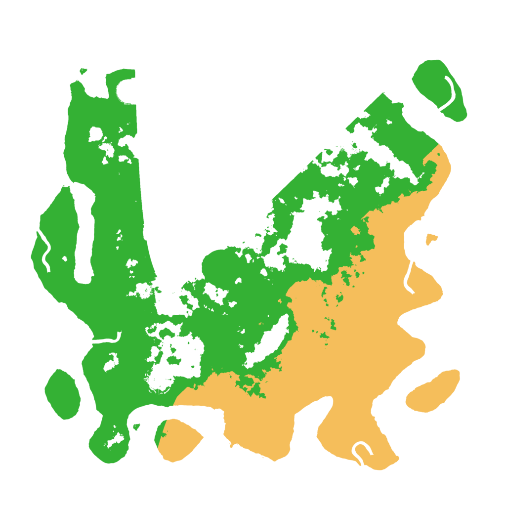 Biome Rust Map: Procedural Map, Size: 3600, Seed: 123456789