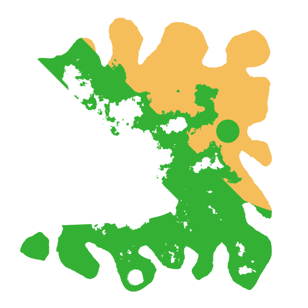 Biome Rust Map: Barren, Size: 3500, Seed: 568919995