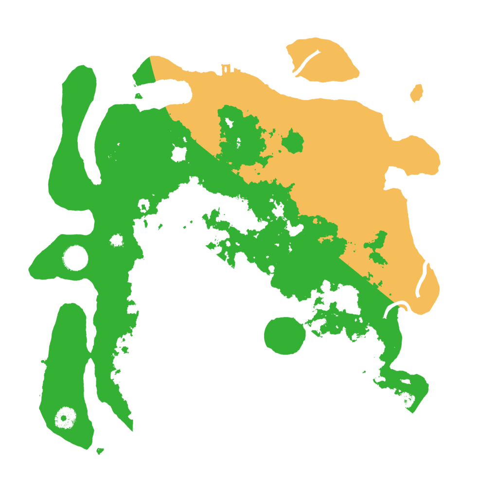 Biome Rust Map: Procedural Map, Size: 3500, Seed: 67106468