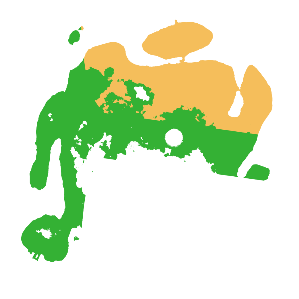 Biome Rust Map: Procedural Map, Size: 3000, Seed: 96619