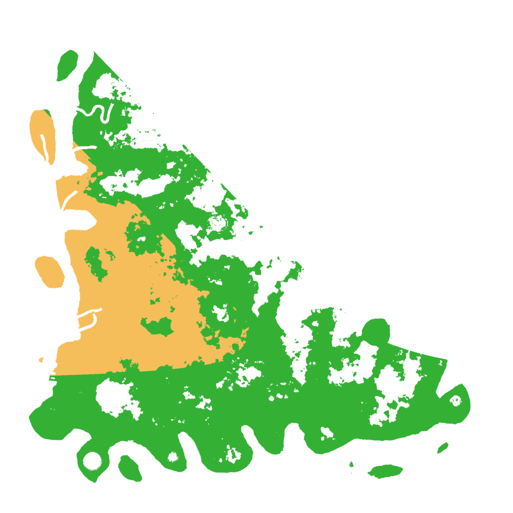Biome Rust Map: Procedural Map, Size: 5000, Seed: 281461515