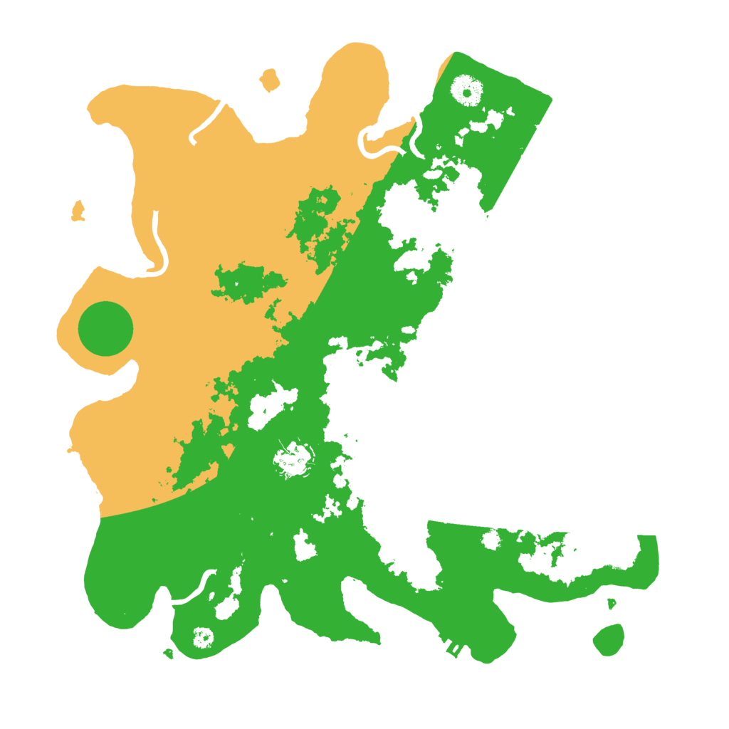 Biome Rust Map: Procedural Map, Size: 3500, Seed: 62871721