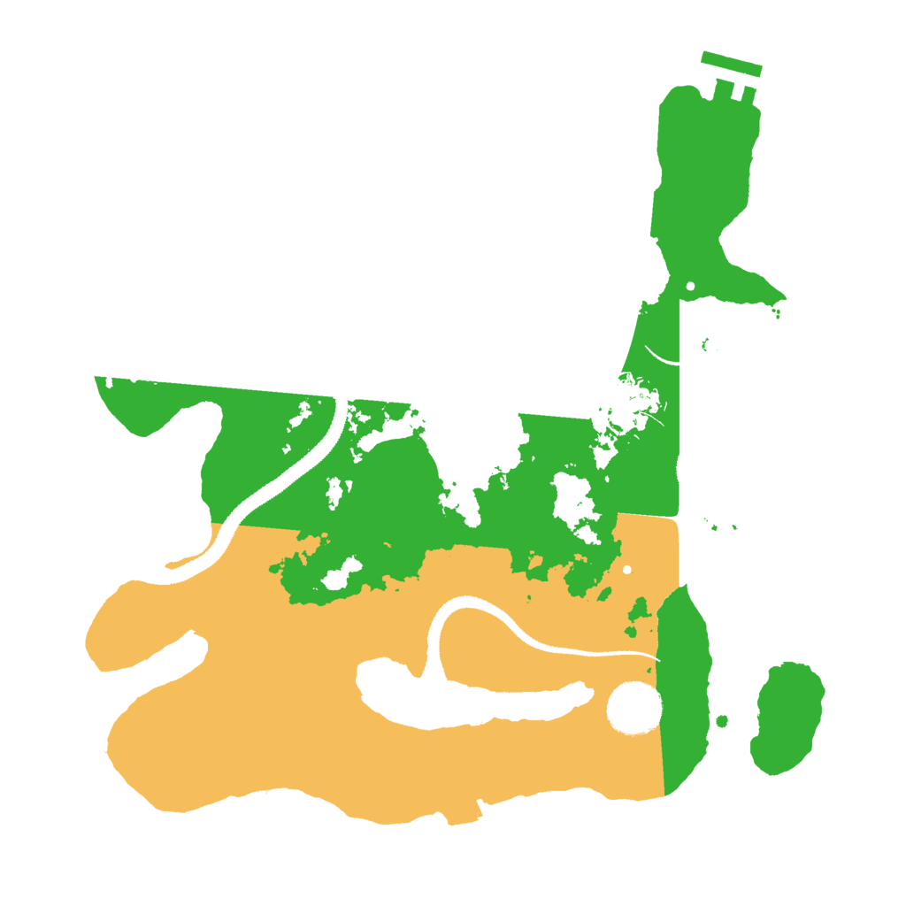 Biome Rust Map: Procedural Map, Size: 3000, Seed: 2059405089