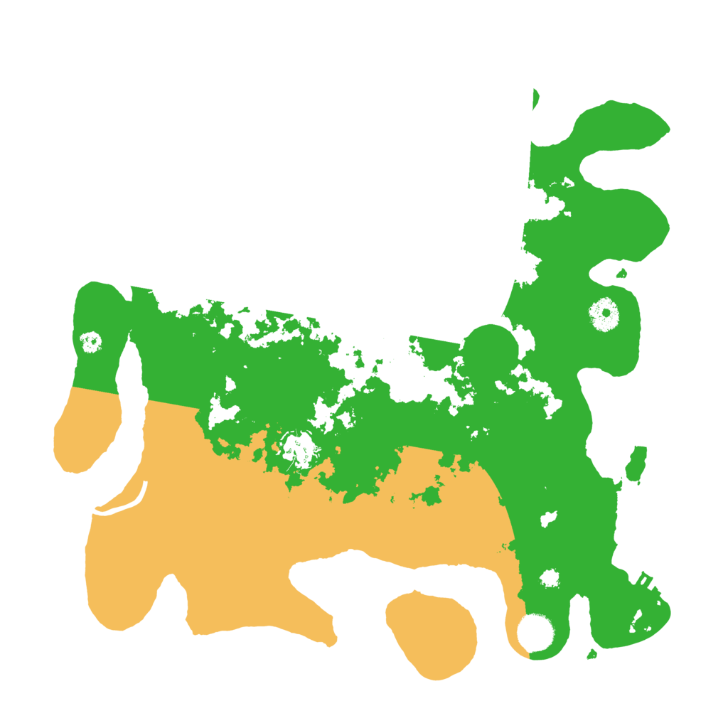 Biome Rust Map: Procedural Map, Size: 3500, Seed: 197908665