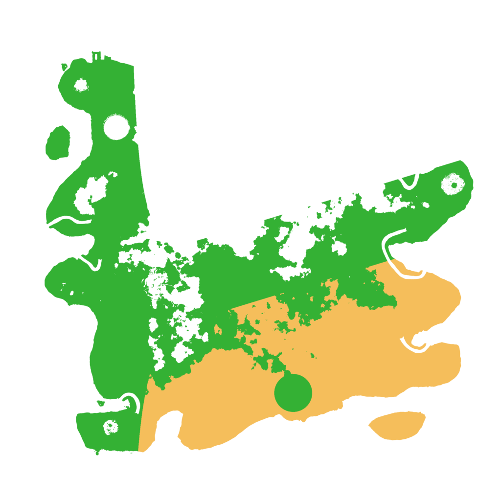 Biome Rust Map: Procedural Map, Size: 3500, Seed: 21788875