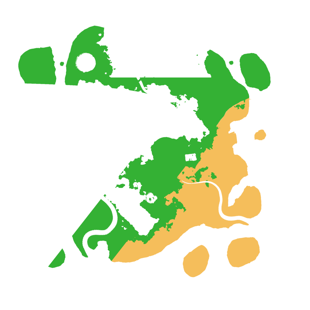Biome Rust Map: Procedural Map, Size: 3000, Seed: 46372