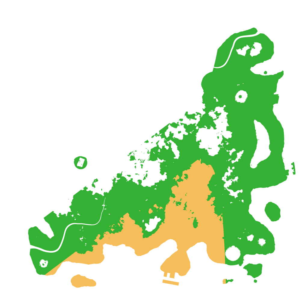 Biome Rust Map: Procedural Map, Size: 3800, Seed: 788807410