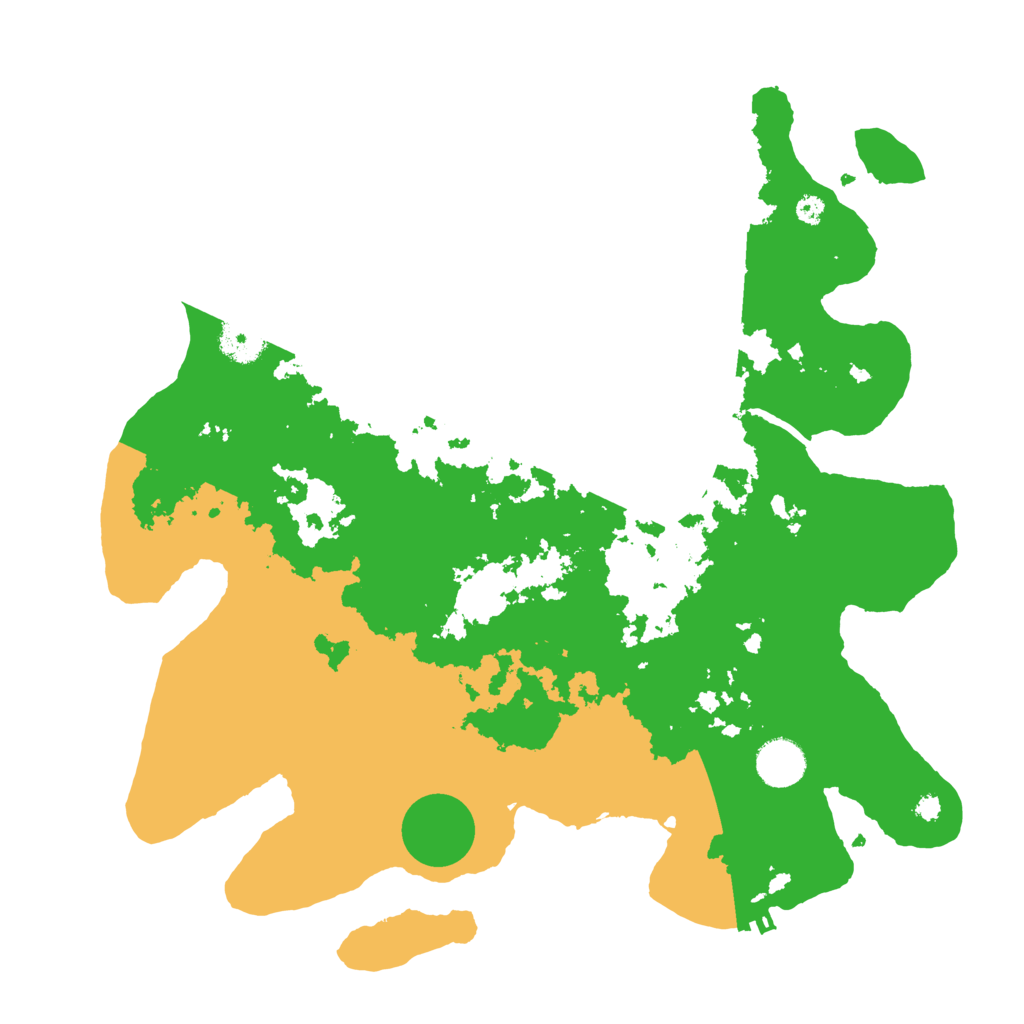 Biome Rust Map: Procedural Map, Size: 3700, Seed: 143