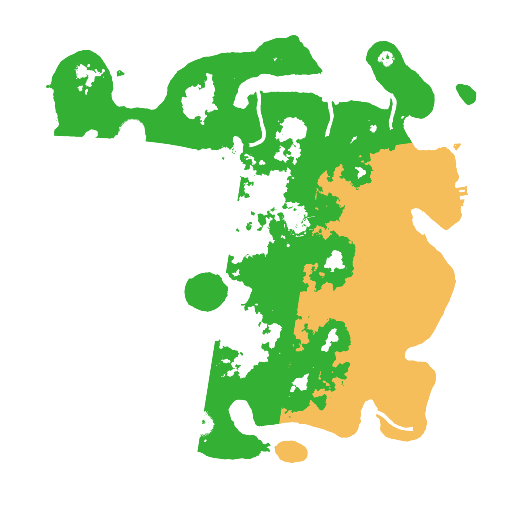 Biome Rust Map: Procedural Map, Size: 3500, Seed: 74123248