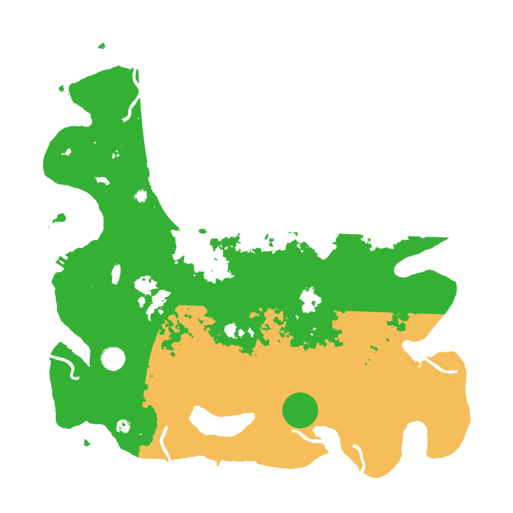 Biome Rust Map: Procedural Map, Size: 3800, Seed: 1822907