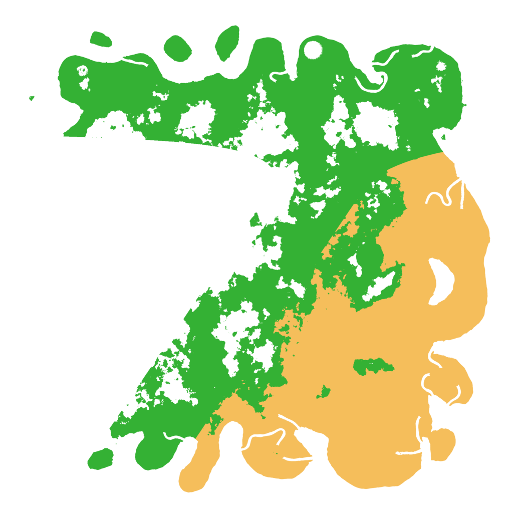 Biome Rust Map: Procedural Map, Size: 5000, Seed: 3825