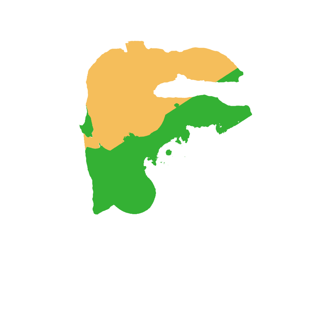 Biome Rust Map: Procedural Map, Size: 2000, Seed: 97168