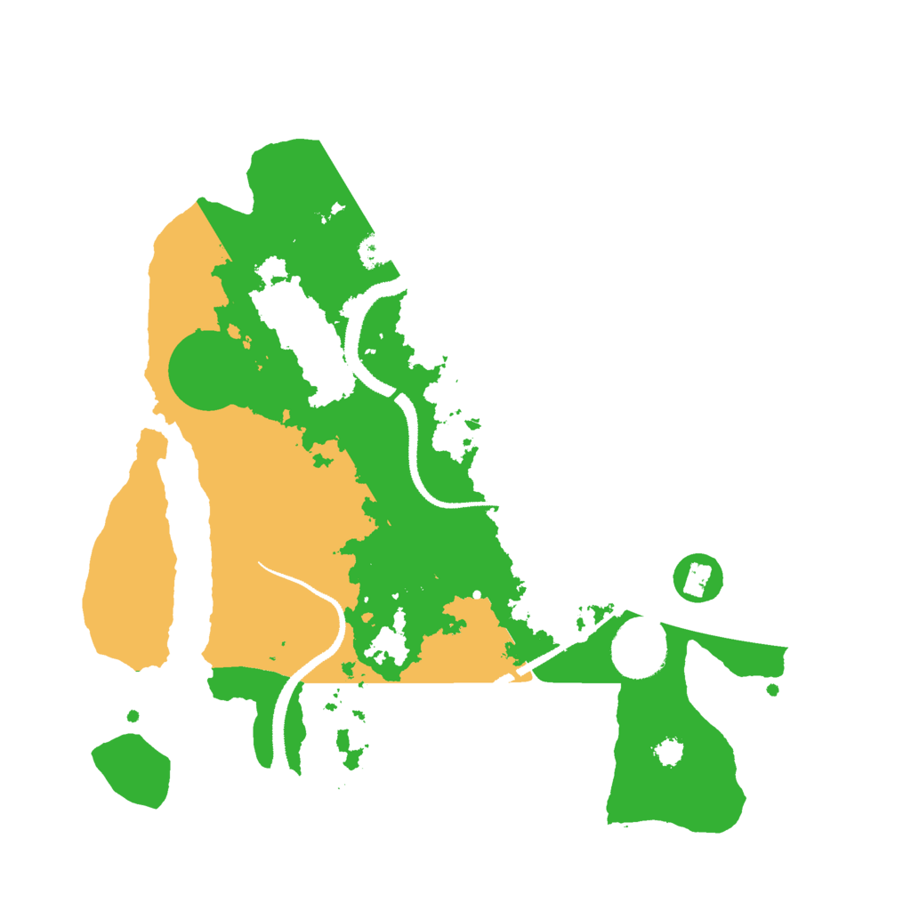 Biome Rust Map: Procedural Map, Size: 3000, Seed: 977546745