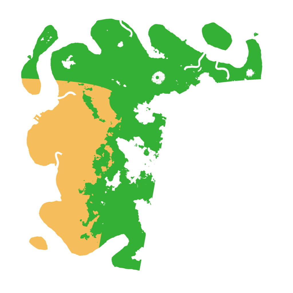 Biome Rust Map: Procedural Map, Size: 3500, Seed: 203632376