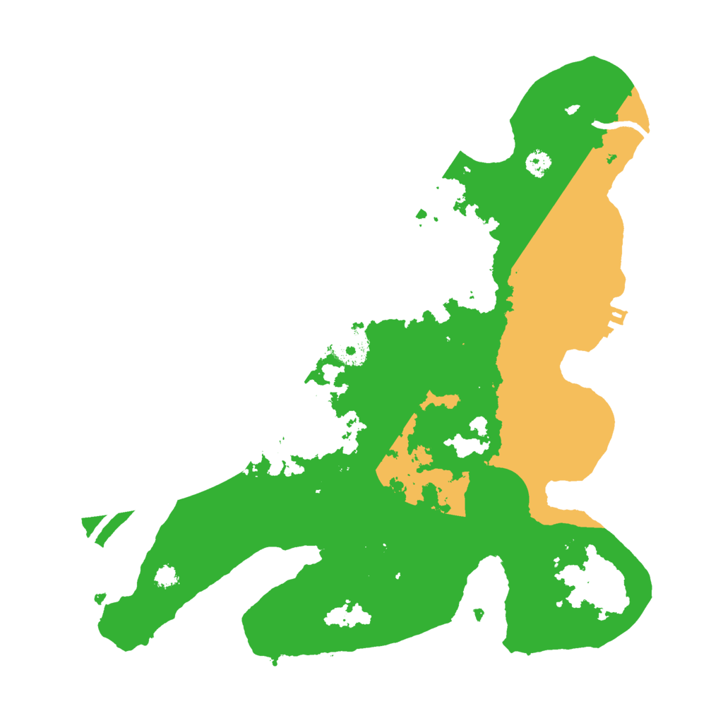 Biome Rust Map: Procedural Map, Size: 3000, Seed: 13457