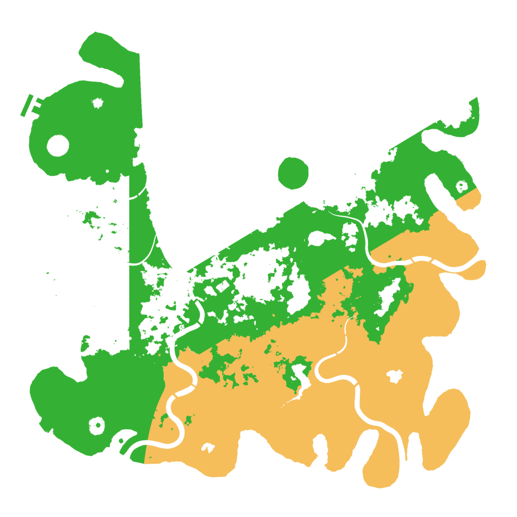 Biome Rust Map: Procedural Map, Size: 4500, Seed: 32874834