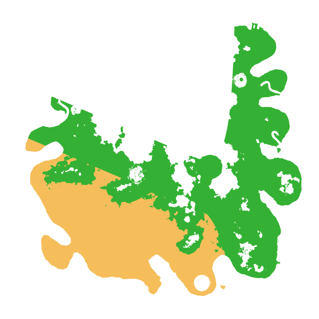 Biome Rust Map: Procedural Map, Size: 3500, Seed: 78082197