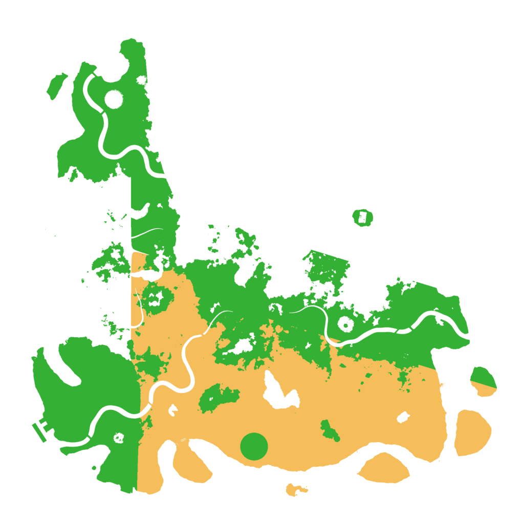 Biome Rust Map: Procedural Map, Size: 5000, Seed: 24073