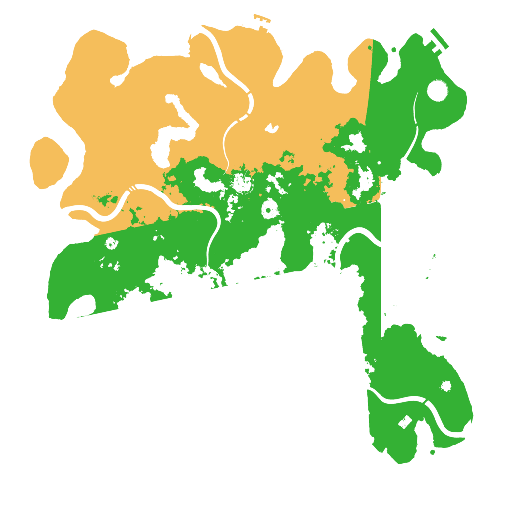 Biome Rust Map: Procedural Map, Size: 4250, Seed: 24670
