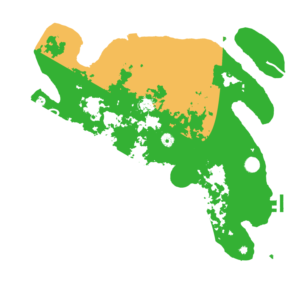 Biome Rust Map: Procedural Map, Size: 3500, Seed: 17115393