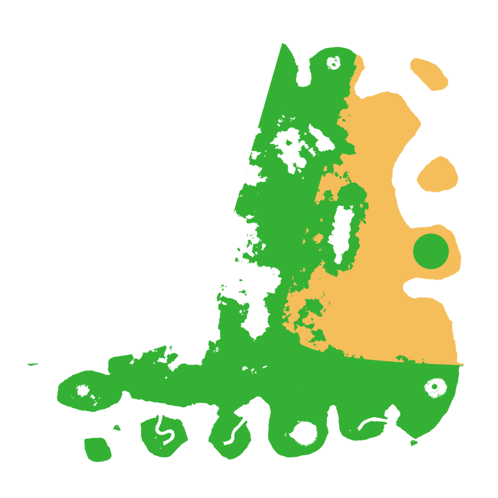 Biome Rust Map: Procedural Map, Size: 3700, Seed: 28384776
