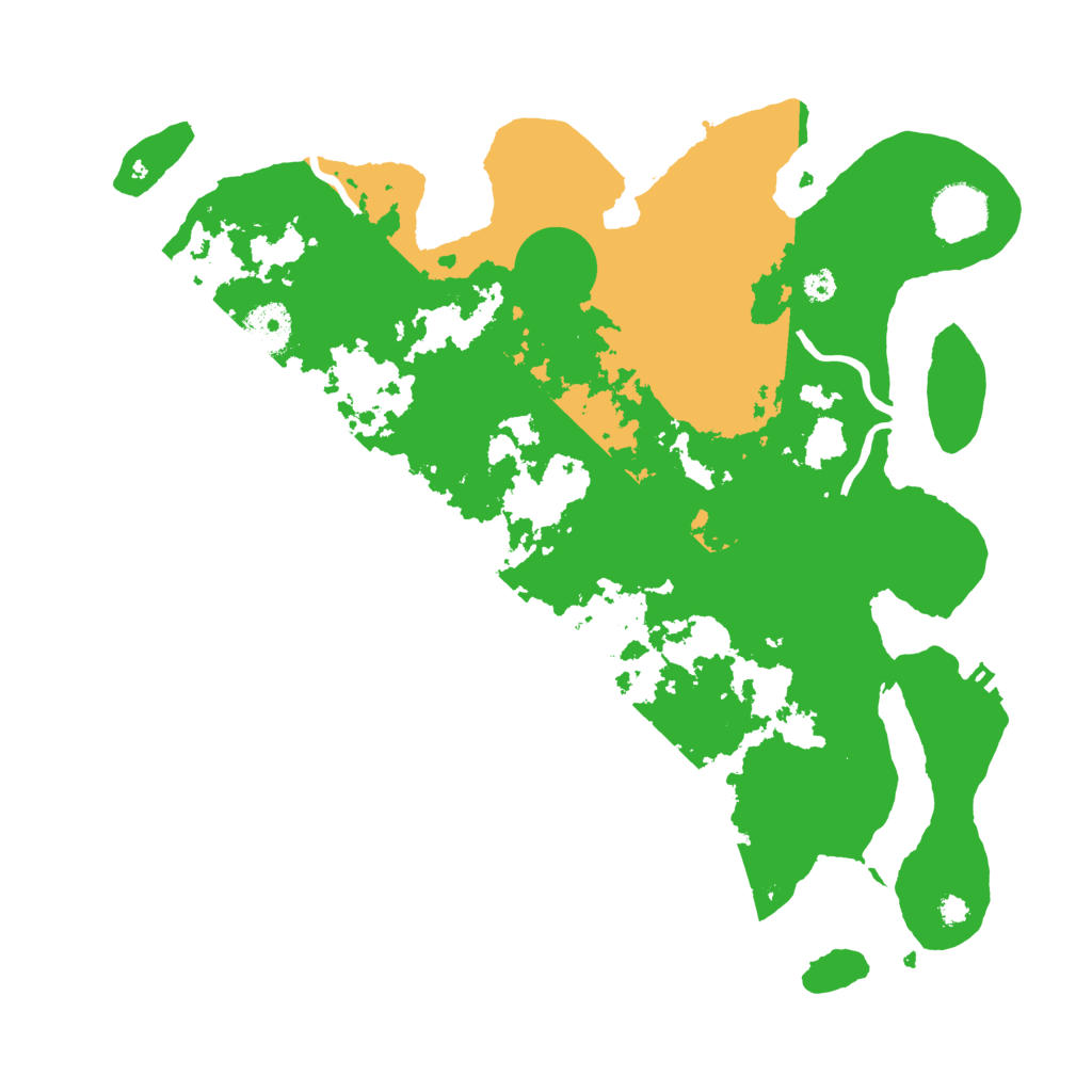 Biome Rust Map: Procedural Map, Size: 3500, Seed: 47749455