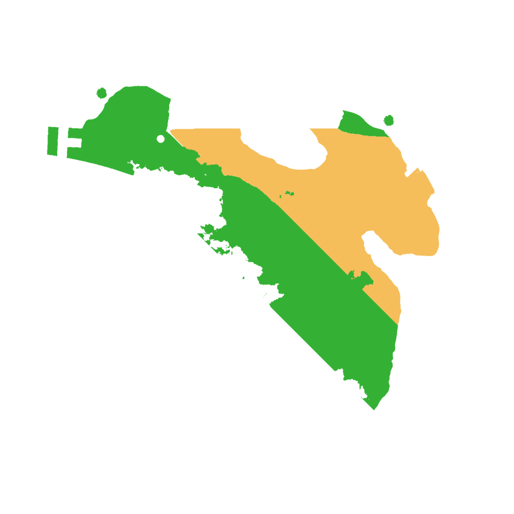 Biome Rust Map: Procedural Map, Size: 2000, Seed: 45655