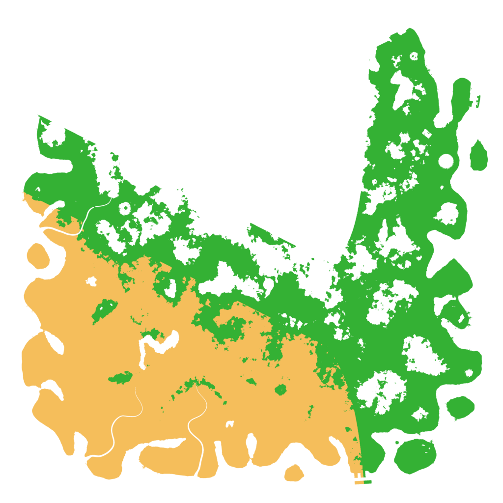 Biome Rust Map: Procedural Map, Size: 6000, Seed: 25122022