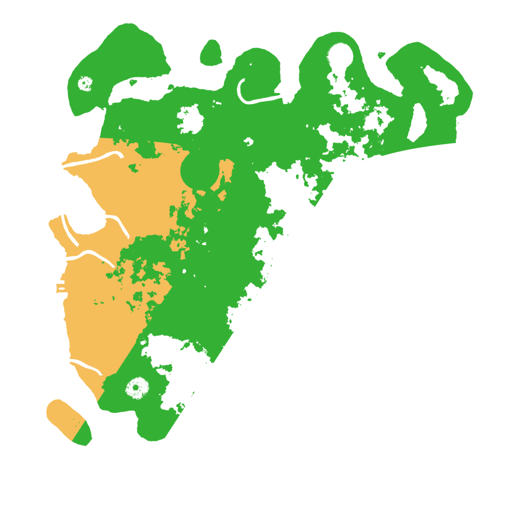 Biome Rust Map: Procedural Map, Size: 3500, Seed: 1717780077
