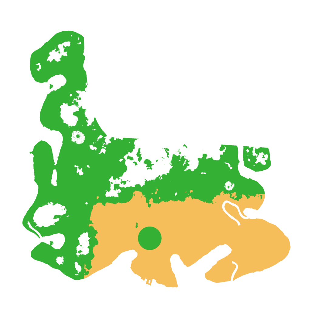 Biome Rust Map: Procedural Map, Size: 3500, Seed: 1129400702