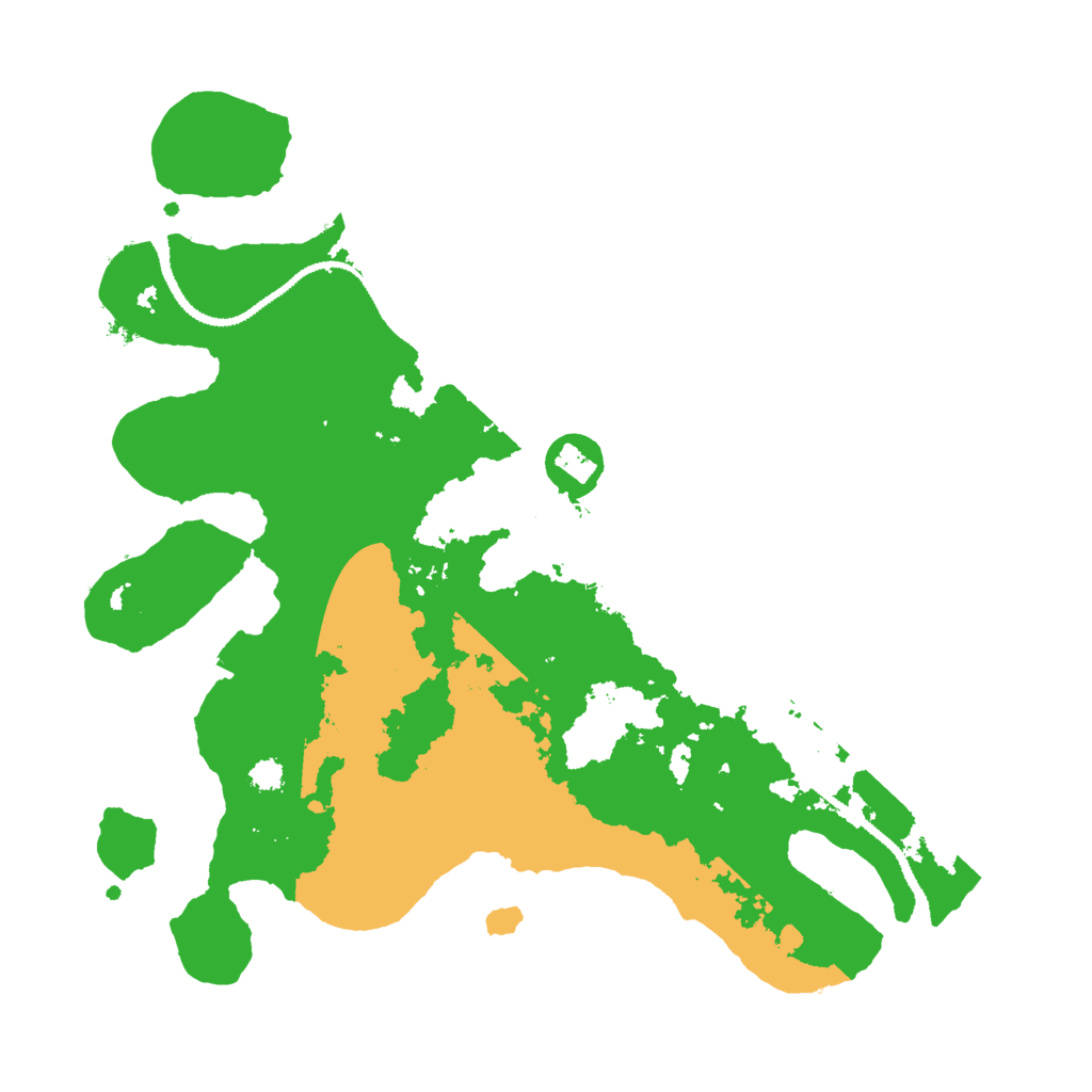 Biome Rust Map: Procedural Map, Size: 3000, Seed: 83198