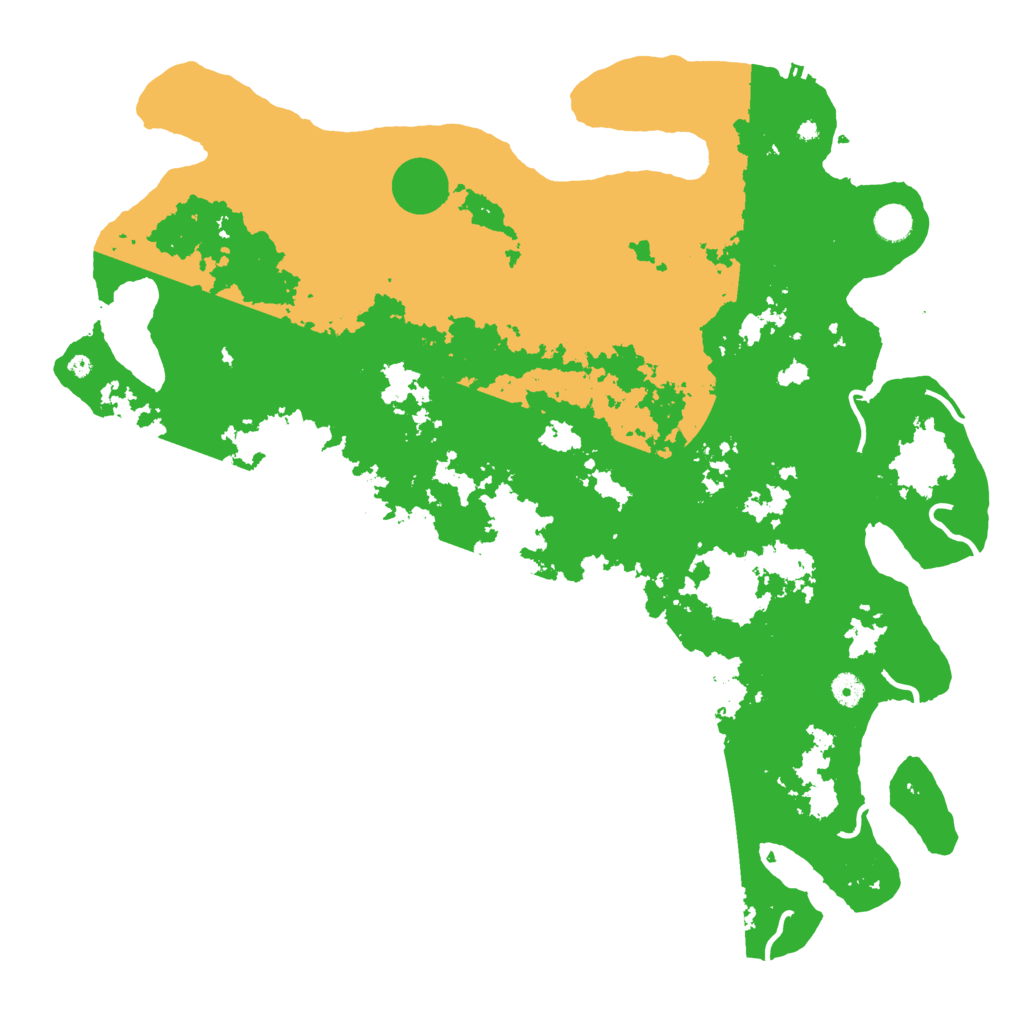 Biome Rust Map: Procedural Map, Size: 4771, Seed: 9310