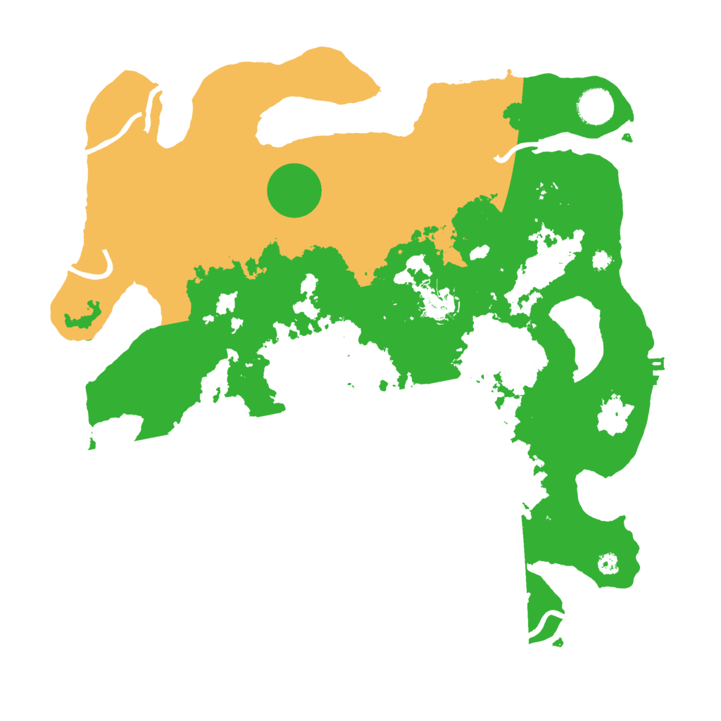 Biome Rust Map: Procedural Map, Size: 3500, Seed: 32510061