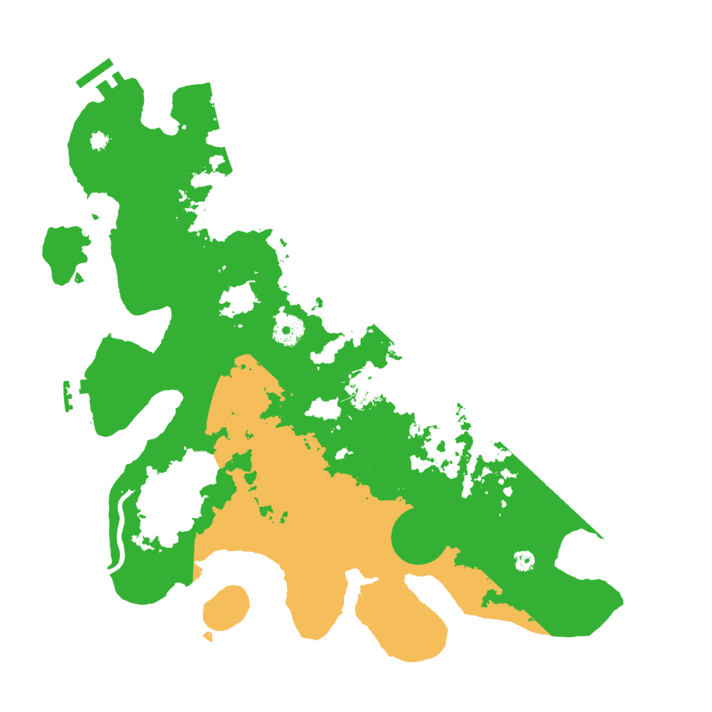 Biome Rust Map: Procedural Map, Size: 3500, Seed: 1015813846