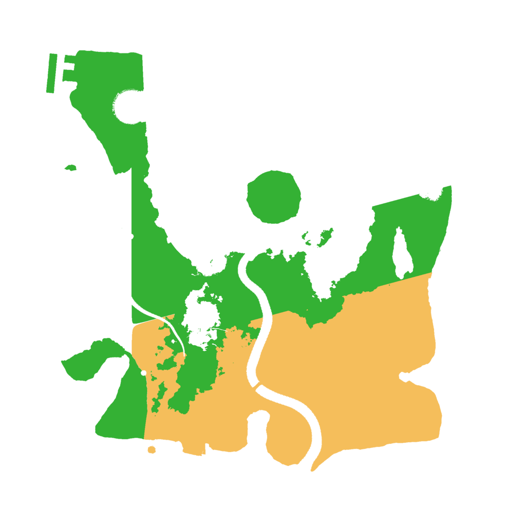 Biome Rust Map: Procedural Map, Size: 2700, Seed: 756756765