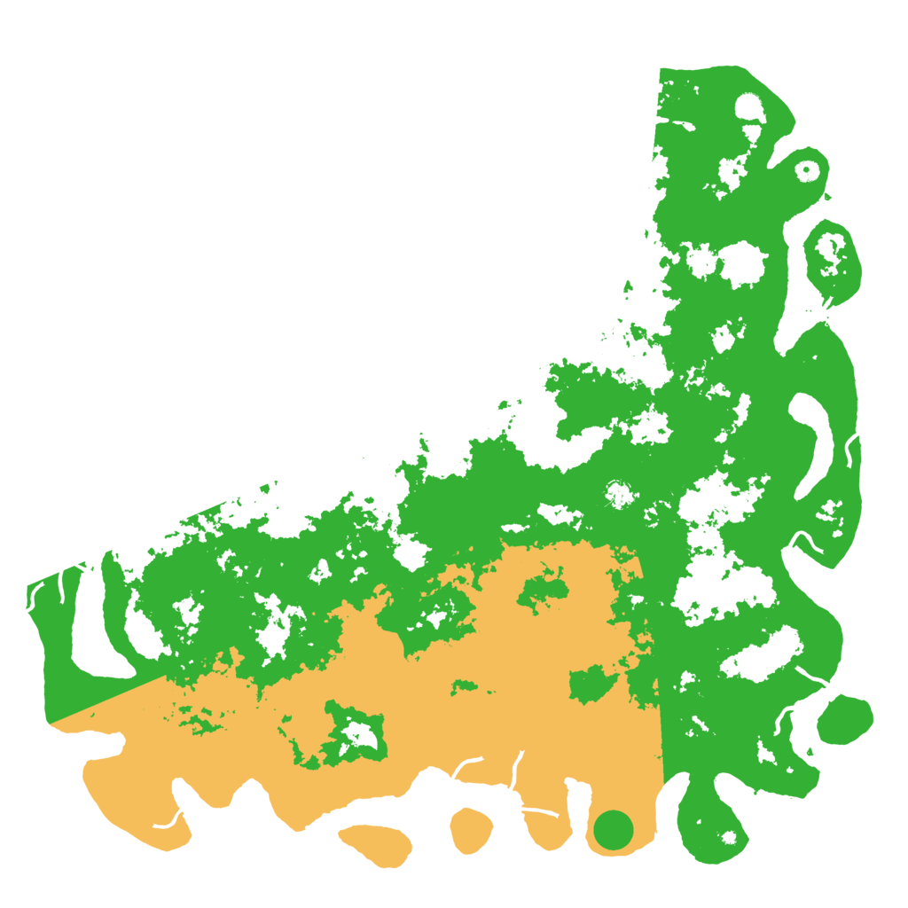 Biome Rust Map: Procedural Map, Size: 6000, Seed: 10435
