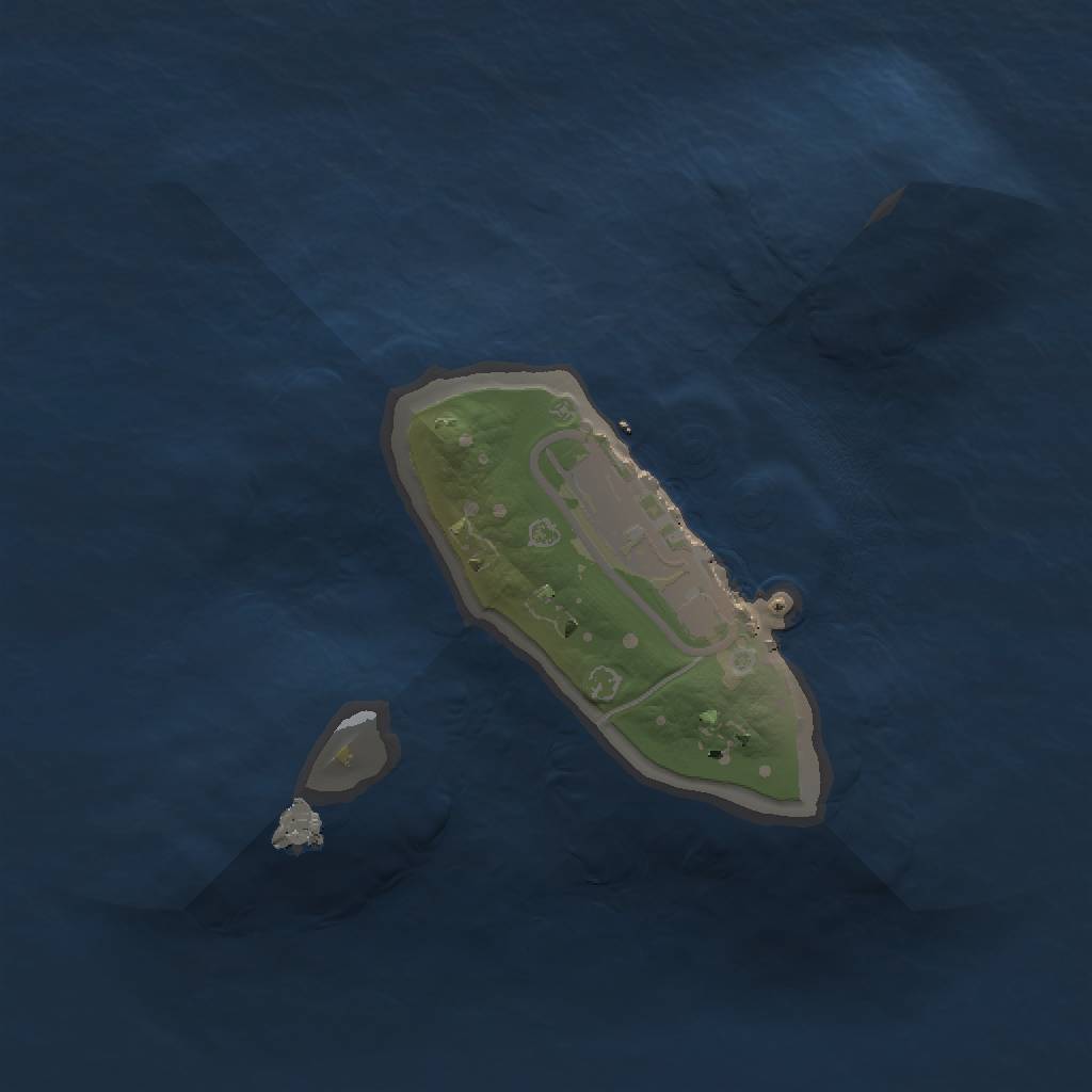 Rust Map: Procedural Map, Size: 1111, Seed: 798474, 4 Monuments