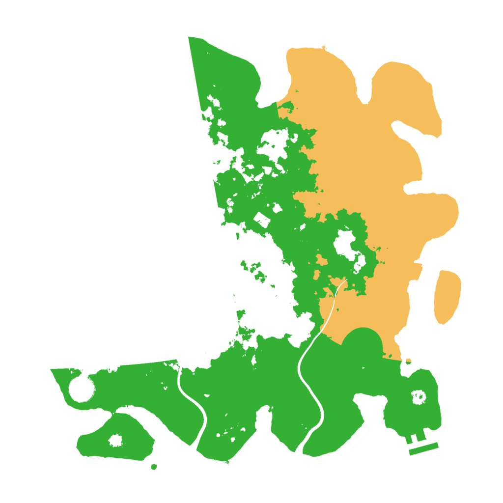 Biome Rust Map: Procedural Map, Size: 3420, Seed: 889697837
