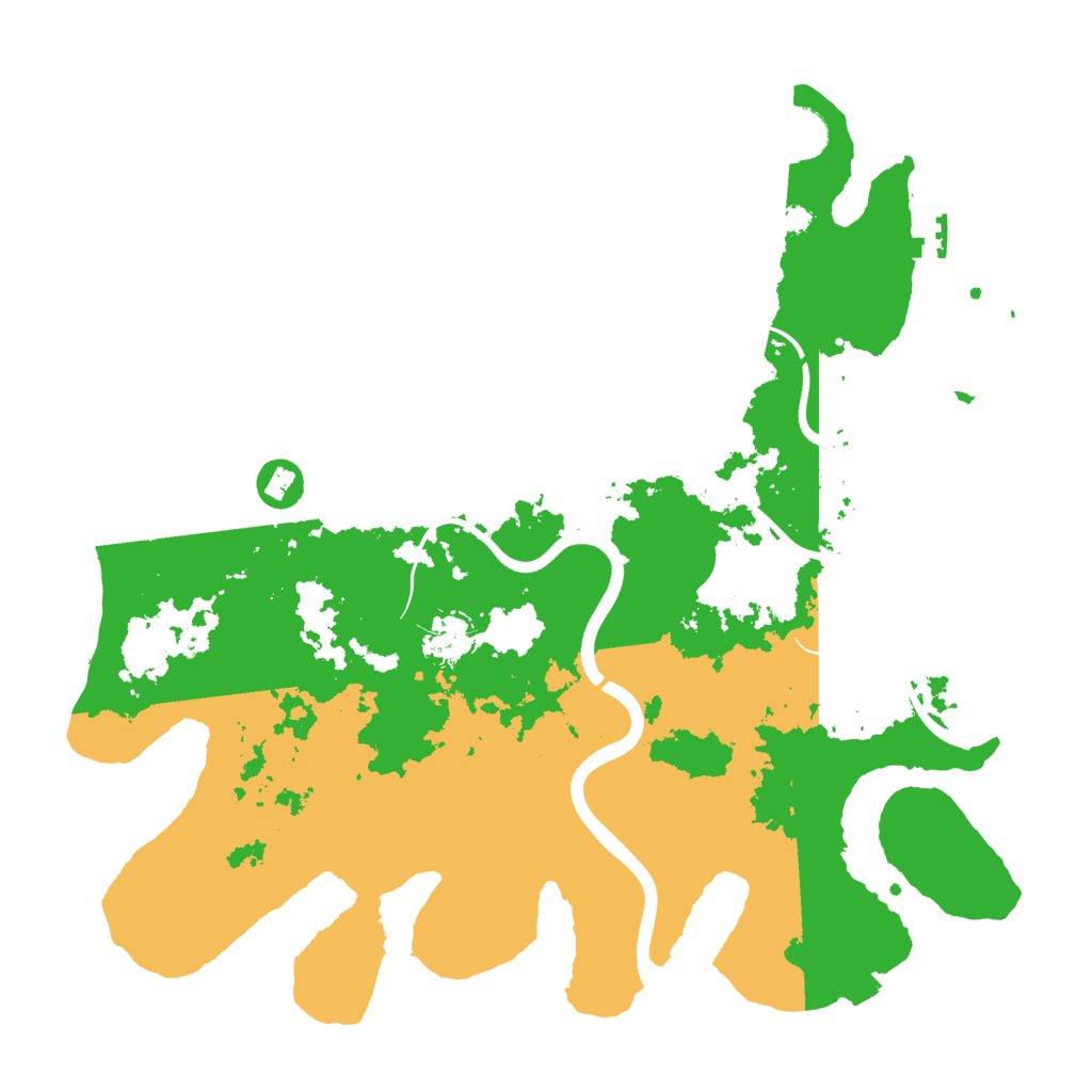 Biome Rust Map: Procedural Map, Size: 3750, Seed: 211864809