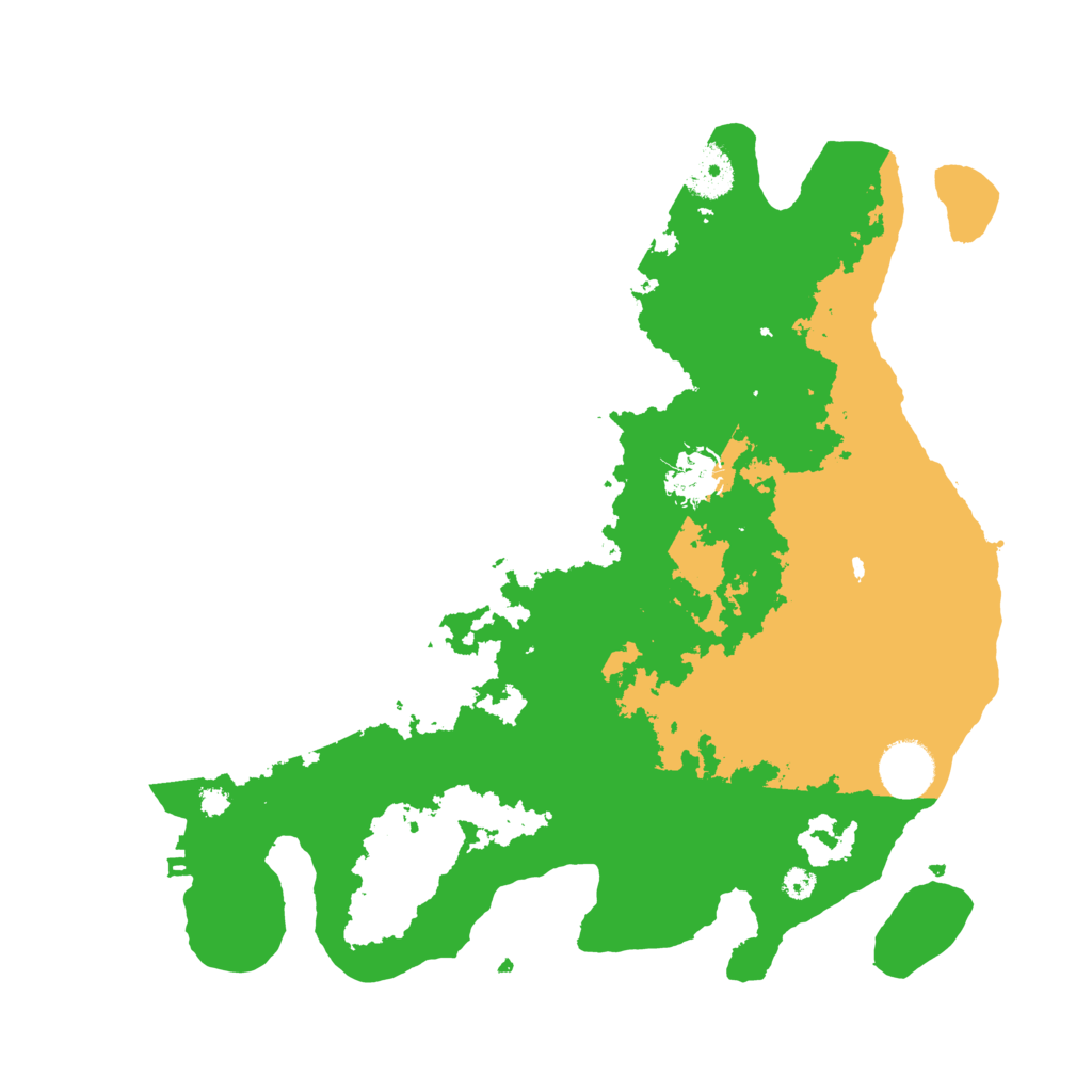 Biome Rust Map: Procedural Map, Size: 3500, Seed: 2814356