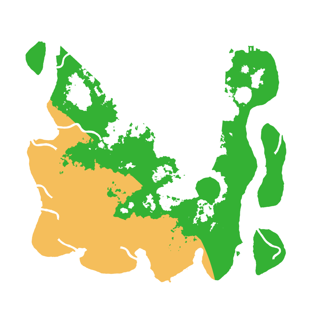 Biome Rust Map: Procedural Map, Size: 3500, Seed: 34196220