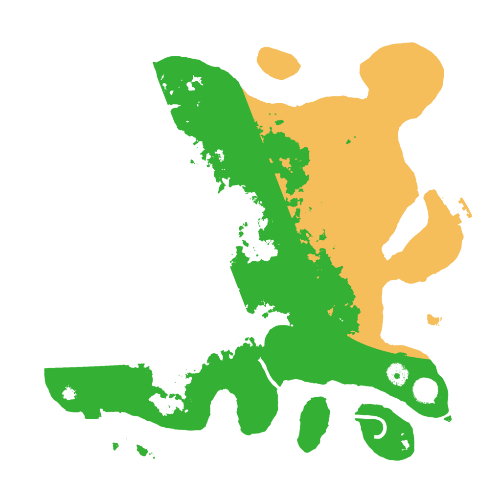 Biome Rust Map: Procedural Map, Size: 3500, Seed: 9876717