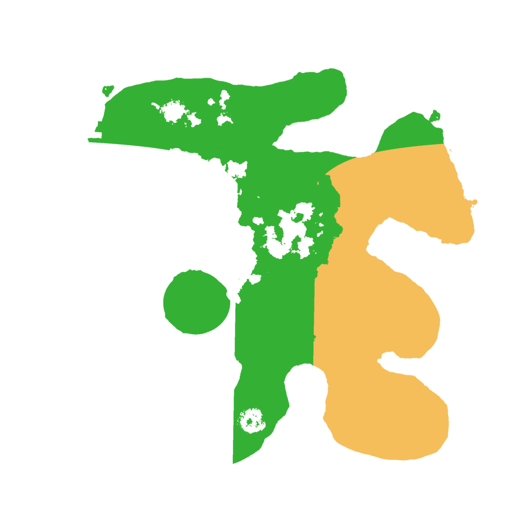 Biome Rust Map: Procedural Map, Size: 2200, Seed: 1712800442