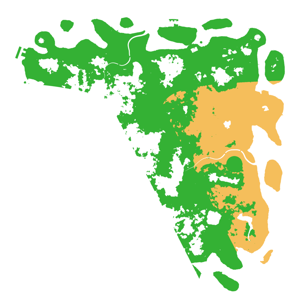 Biome Rust Map: Procedural Map, Size: 5000, Seed: 2081191658