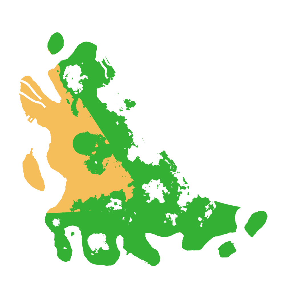 Biome Rust Map: Procedural Map, Size: 3500, Seed: 26652732