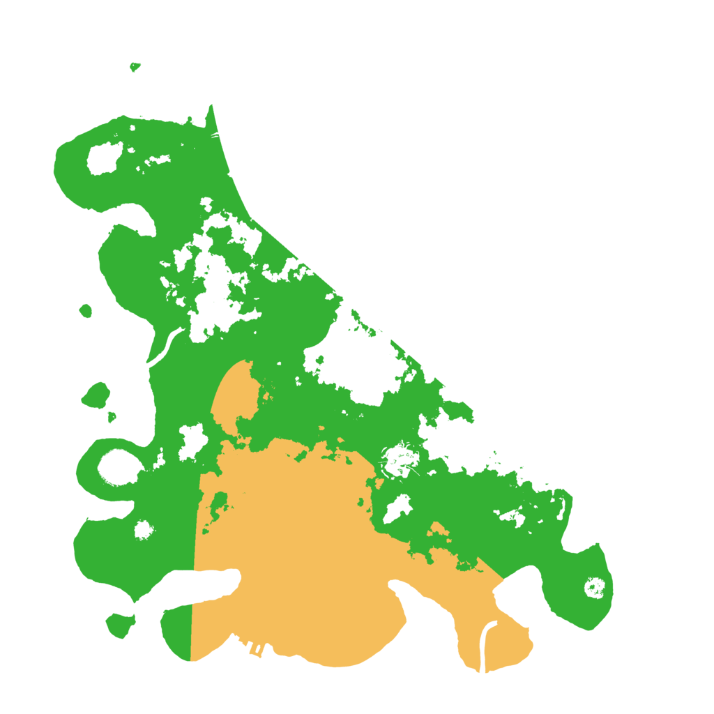 Biome Rust Map: Procedural Map, Size: 3500, Seed: 24024275