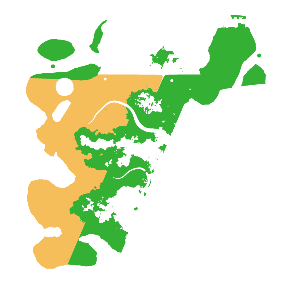Biome Rust Map: Procedural Map, Size: 3000, Seed: 138