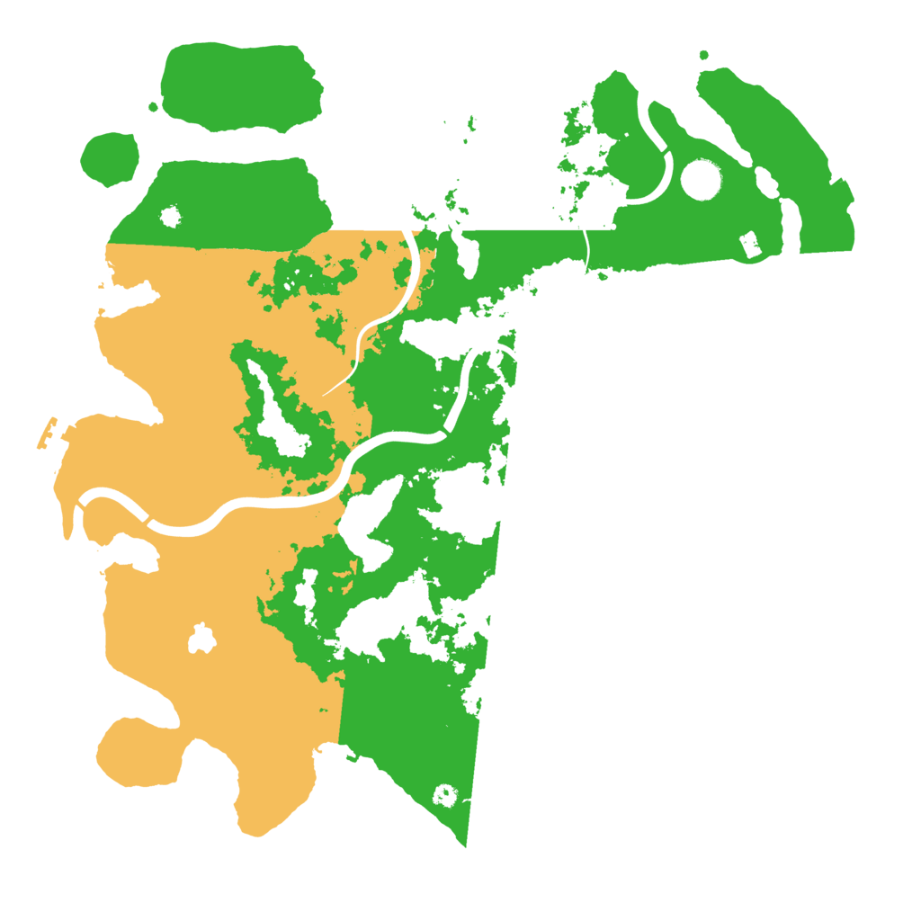 Biome Rust Map: Procedural Map, Size: 4000, Seed: 4298