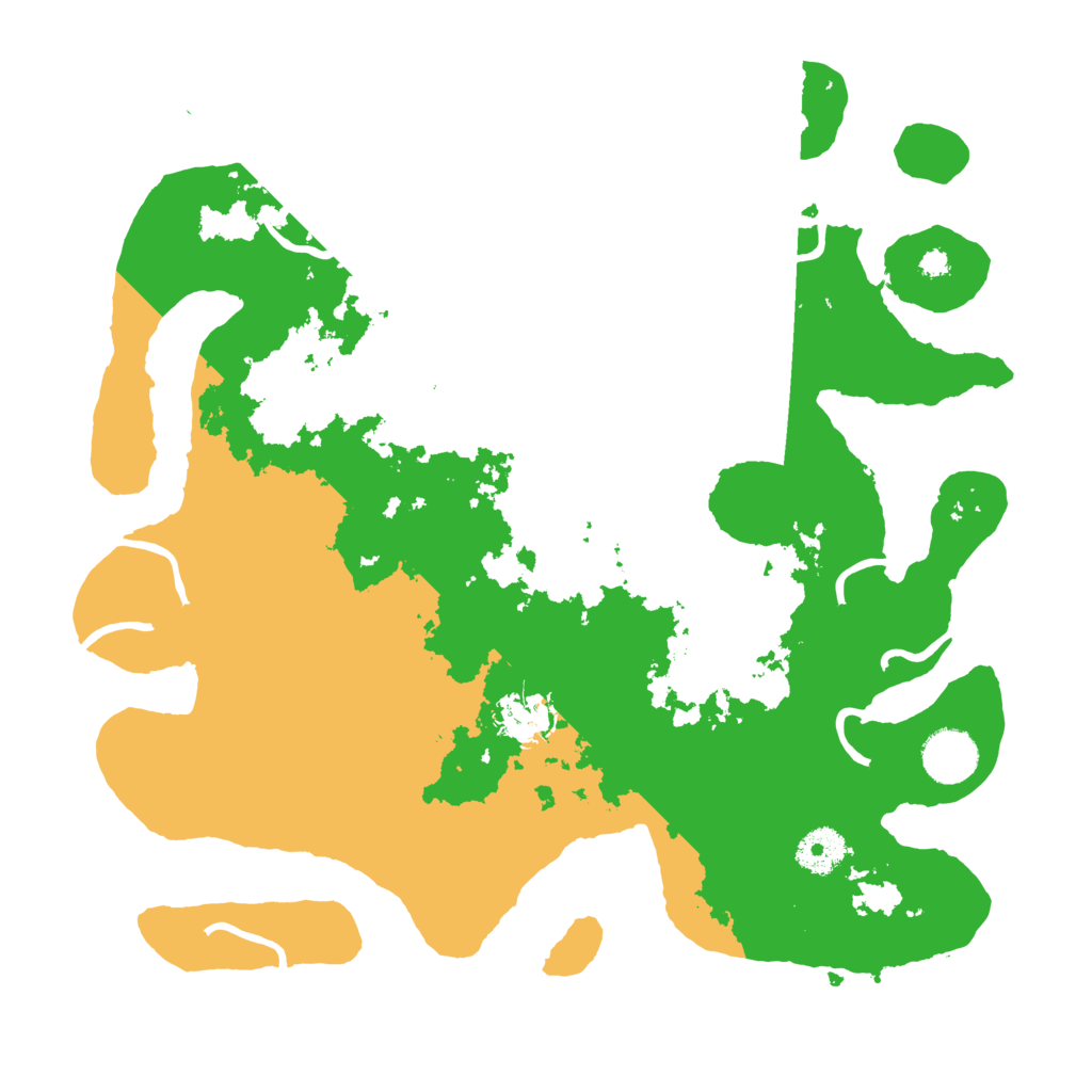 Biome Rust Map: Procedural Map, Size: 3500, Seed: 605186071