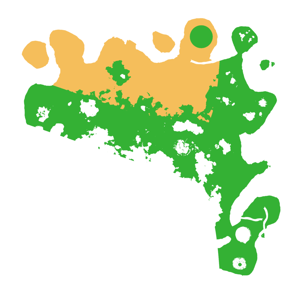 Biome Rust Map: Procedural Map, Size: 3500, Seed: 15141785